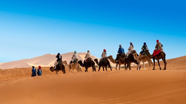 desierto Marruecos en grupo
